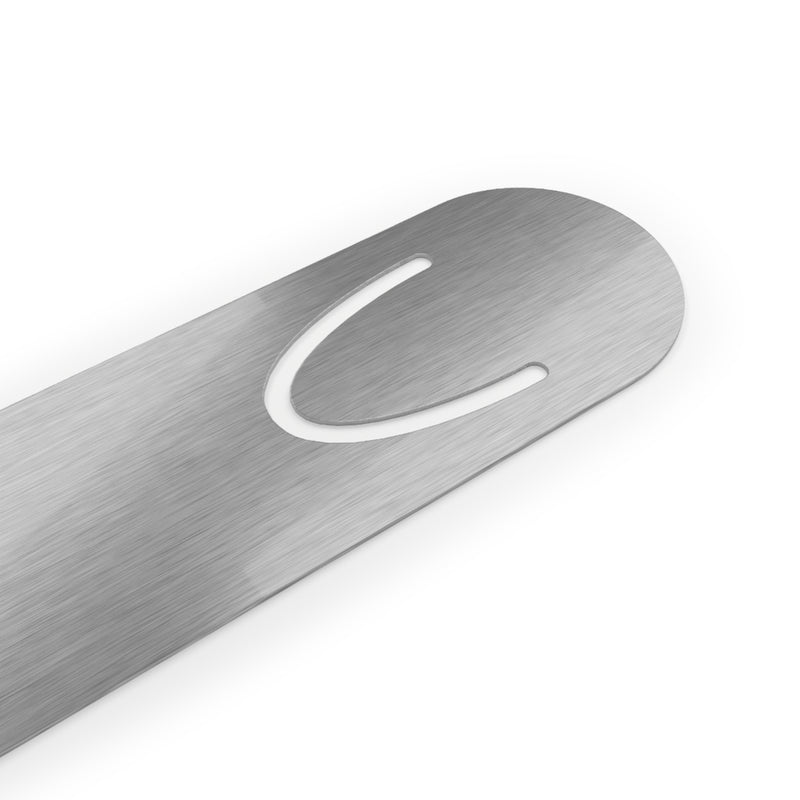 "Carbon" Metallic Bookmark - Made with Aluminum