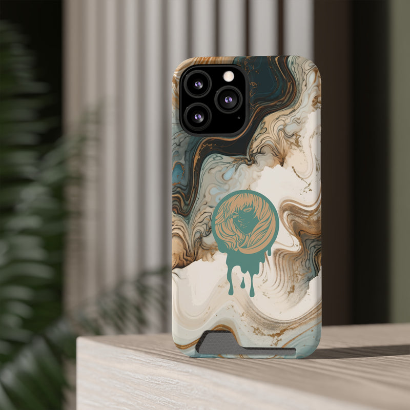 "Baroque" Phone Case With Card Holder