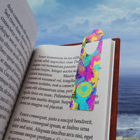 "Burst" Metallic Bookmark - Made with Aluminum