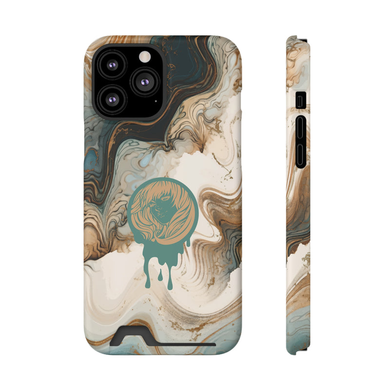 "Baroque" Phone Case With Card Holder