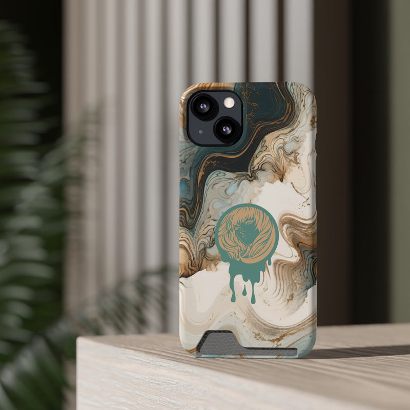 "Baroque" Phone Case With Card Holder