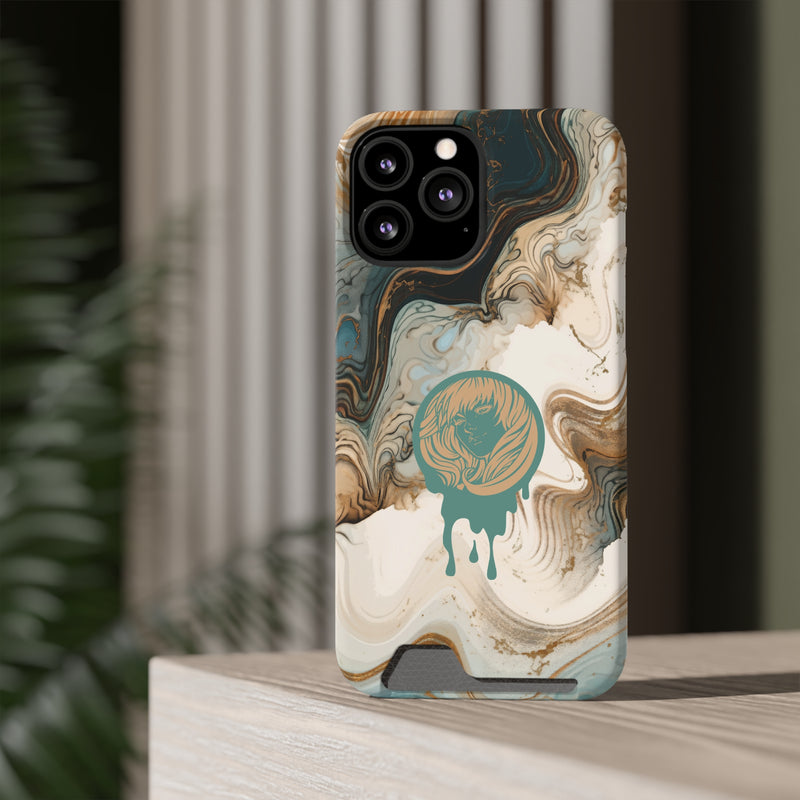 "Baroque" Phone Case With Card Holder