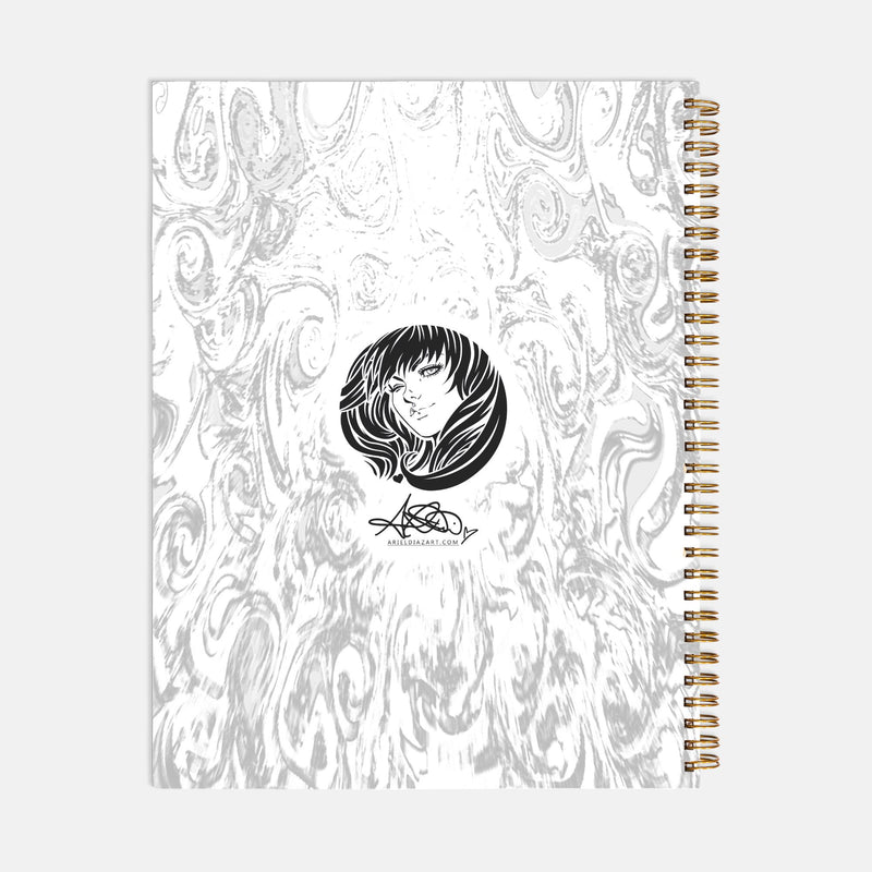 "Blush" Notebook Softcover Spiral 8.5 x 11