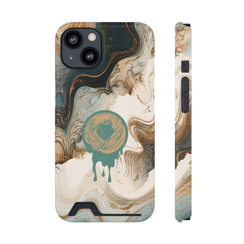 "Baroque" Phone Case With Card Holder