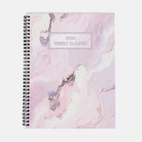 "Blush" Weekly Planner Hardcover Spiral 8.5 x 11