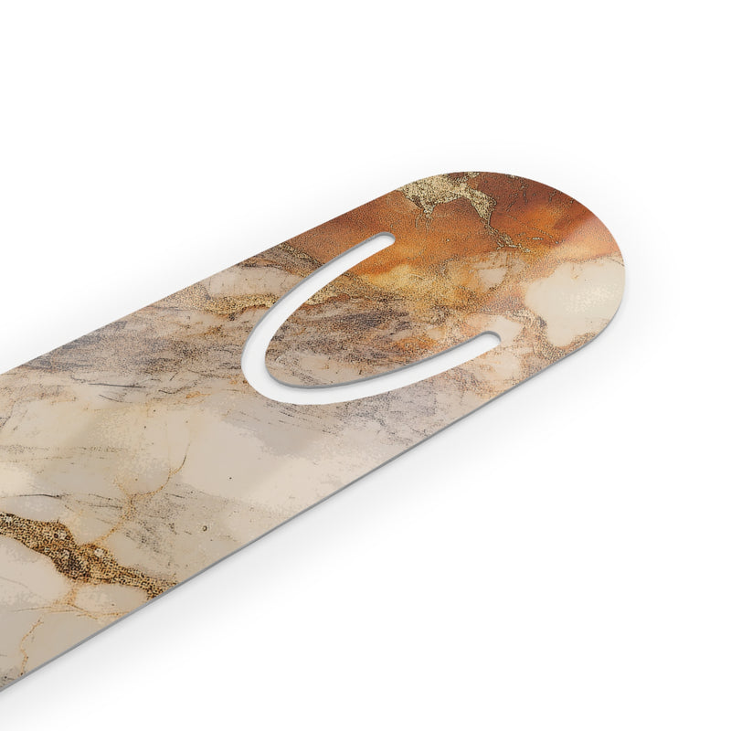 "Metamorphic" Metallic Bookmark - Made with Aluminum