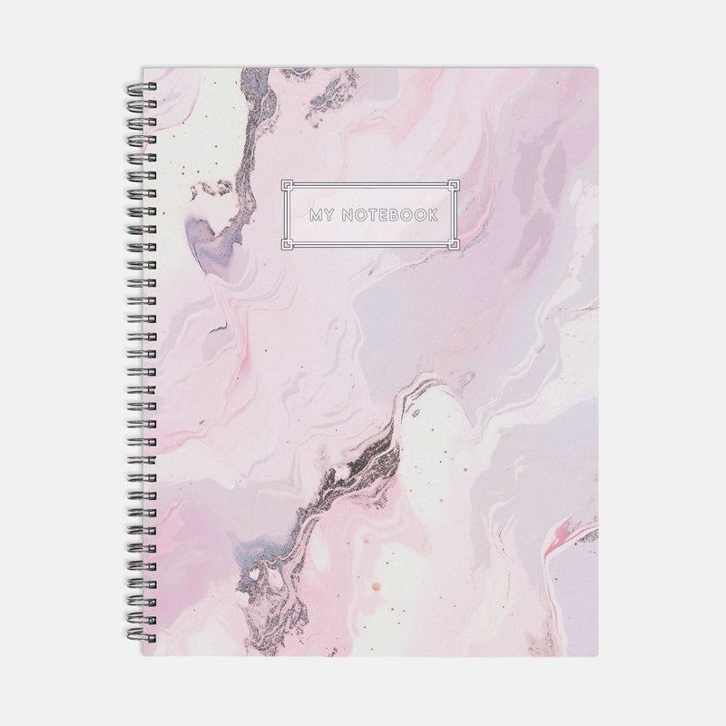 "Blush" Notebook Softcover Spiral 8.5 x 11