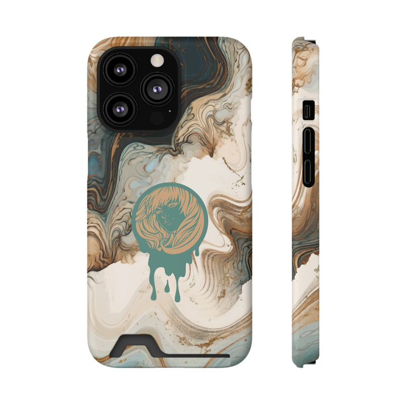 "Baroque" Phone Case With Card Holder