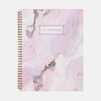 "Blush" Notebook Softcover Spiral 8.5 x 11