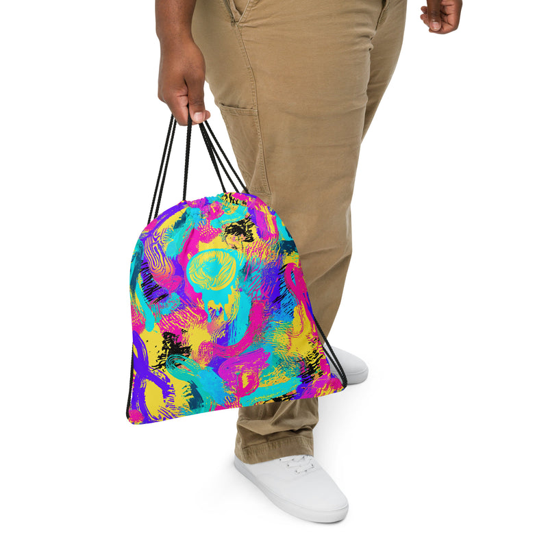 "Burst" Drawstring bag