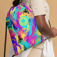 "Burst" Drawstring bag