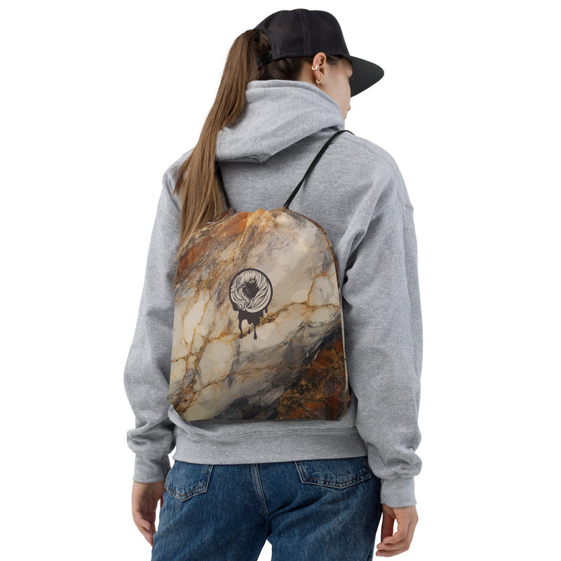 "Metamorphic" Drawstring bag