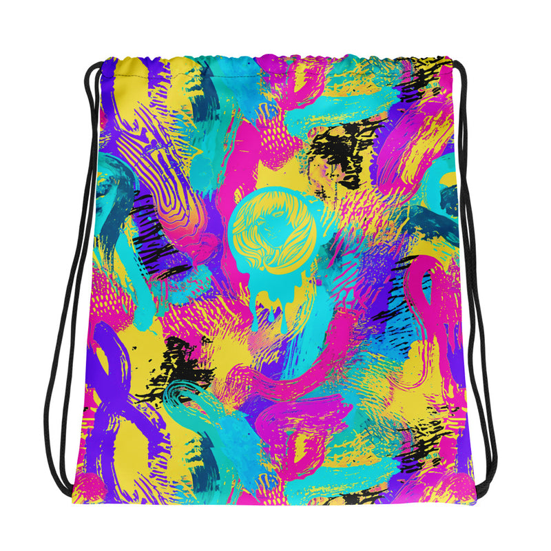 "Burst" Drawstring bag