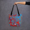 "LET UP" Tote bag