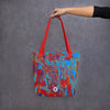 "LET UP" Tote bag