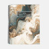 "Baroque" Weekly Planner Hardcover Spiral 8.5 x 11