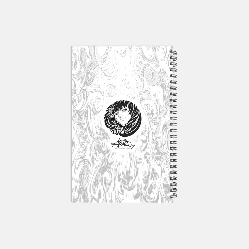 "Baroque" Notebook Softcover Spiral 5.5 x 8.5