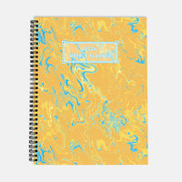 "Lemon Lime" Weekly Planner Hardcover Spiral 8.5 x 11