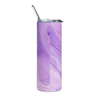 "Lilac" Stainless steel tumbler