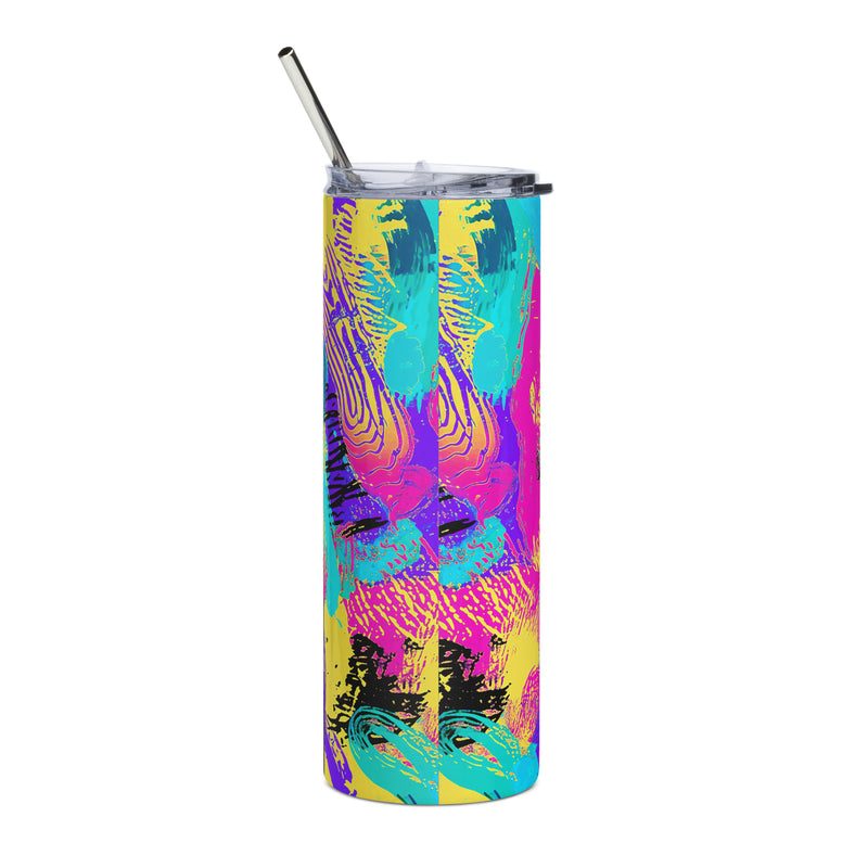 "Burst" Stainless steel tumbler