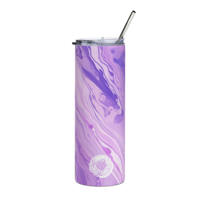 "Lilac" Stainless steel tumbler