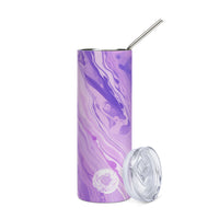 "Lilac" Stainless steel tumbler