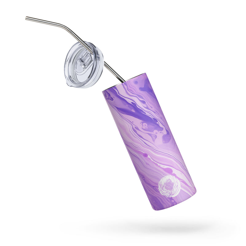 "Lilac" Stainless steel tumbler