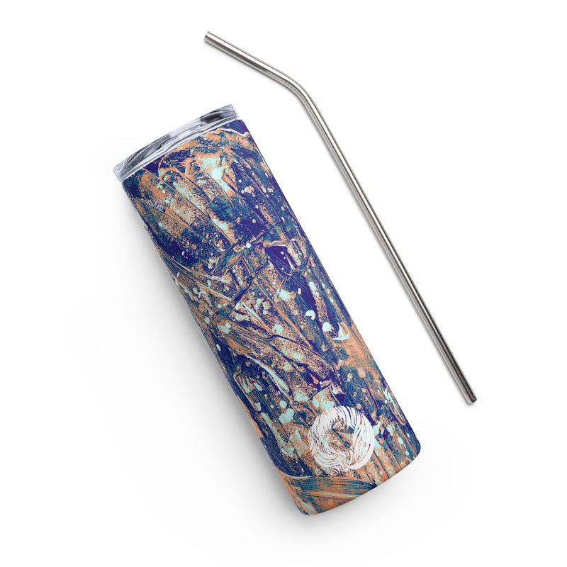 "LET DOWN" Stainless steel tumbler