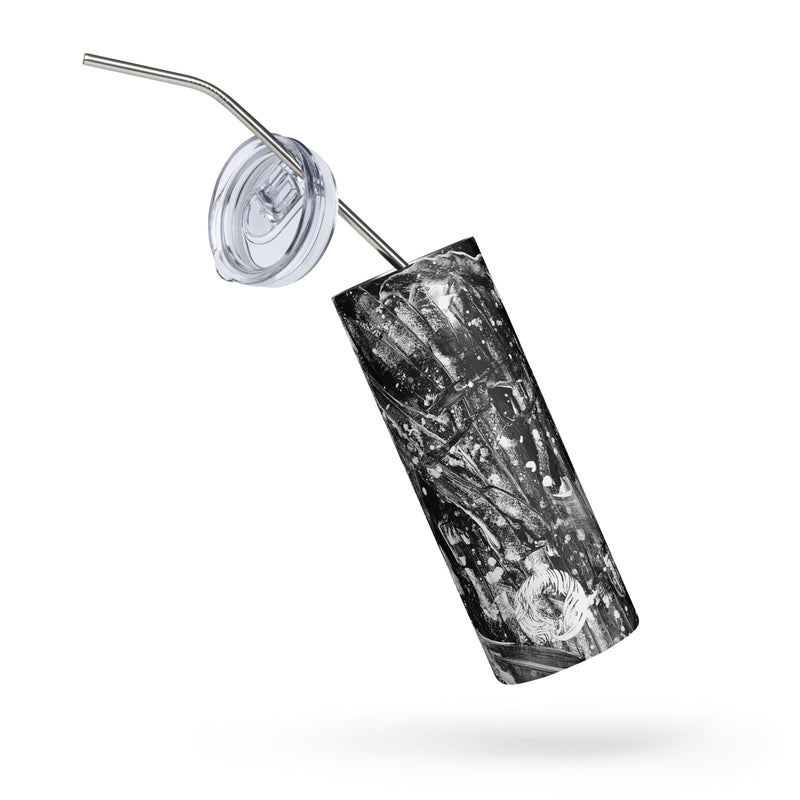 "LET GO" Stainless steel tumbler