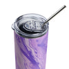 "Lilac" Stainless steel tumbler